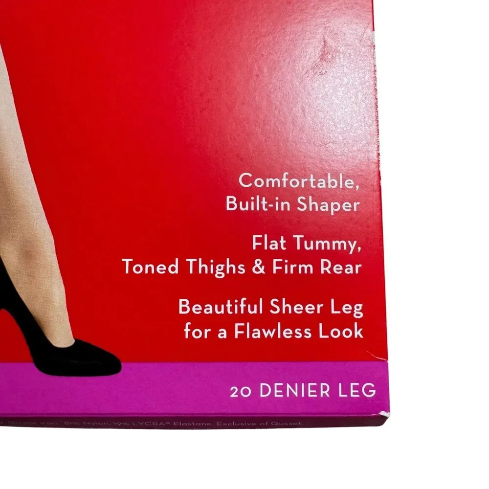 SPANX Sheers Pantyhose Women's D 20 Denier Black Firm Believer Full Length NWT